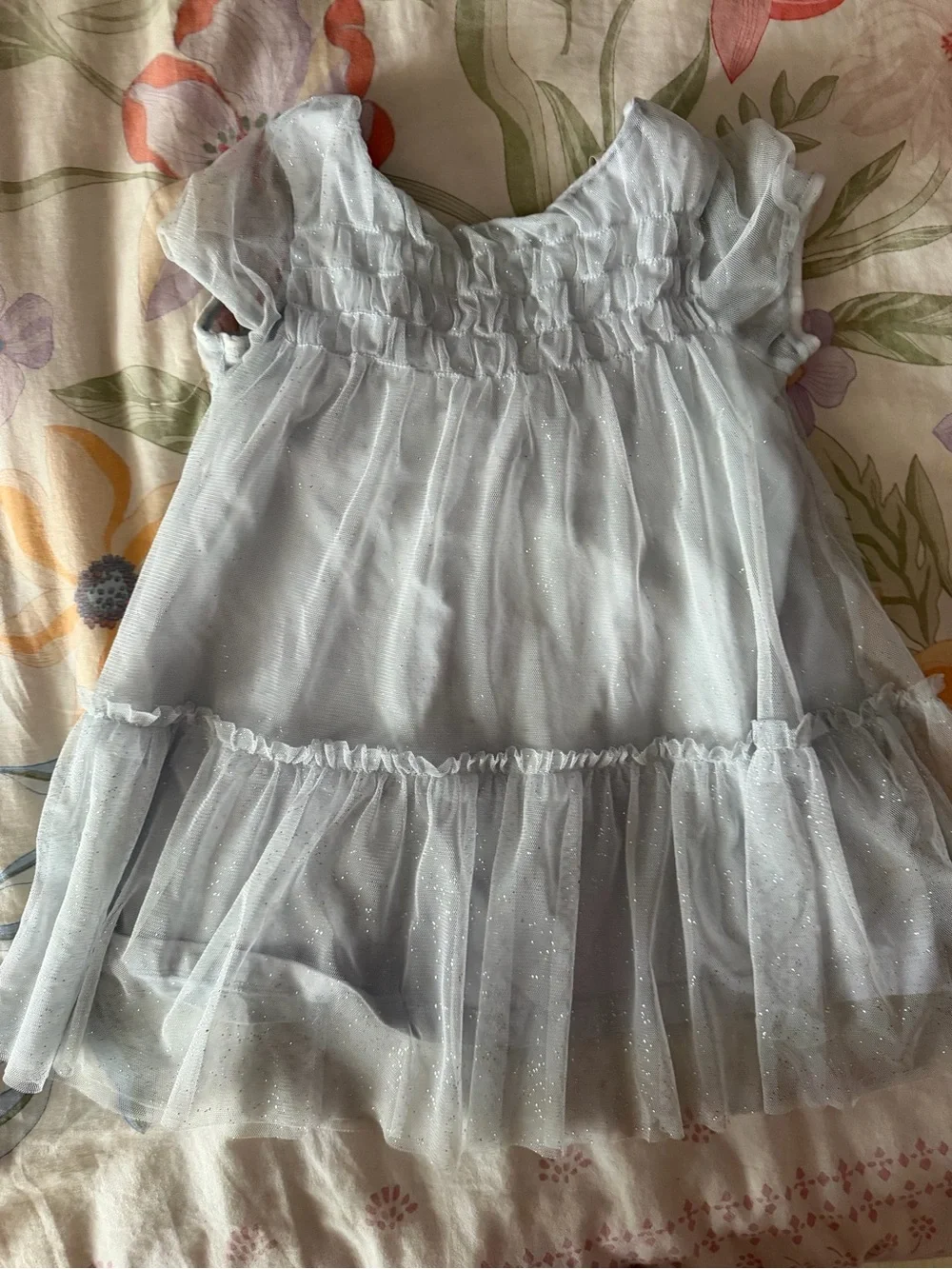 OshKosh B'gosh Silver Sparkle Tulle Dress